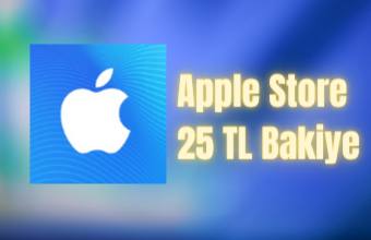 Apple Store 25 TL Bakiye